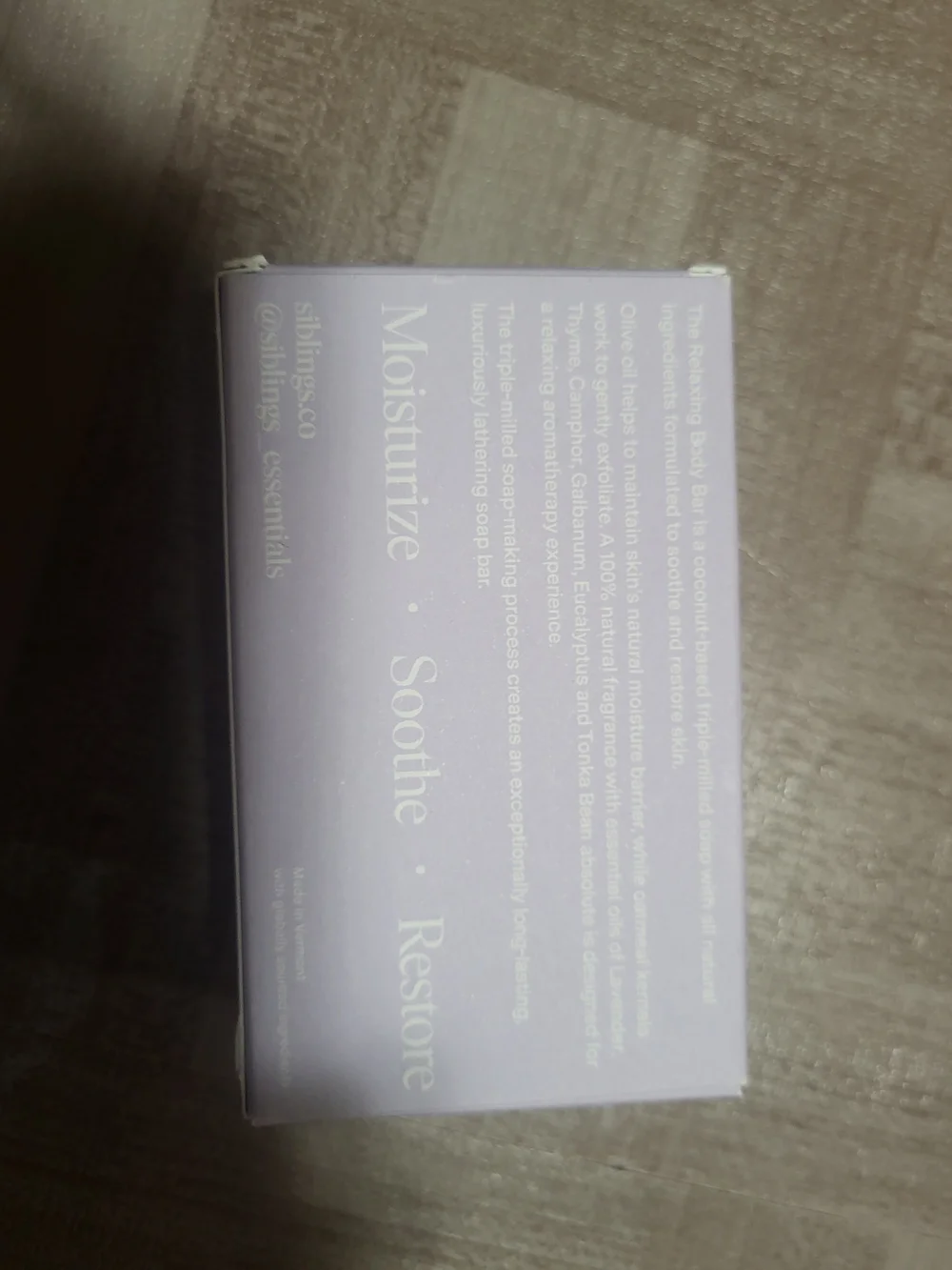 -Siblings Lavender Soap Ritual Set - Lavender